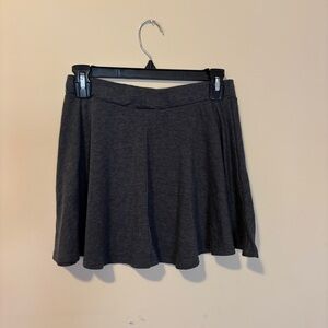 Classic Heather Gray Mini Skirt